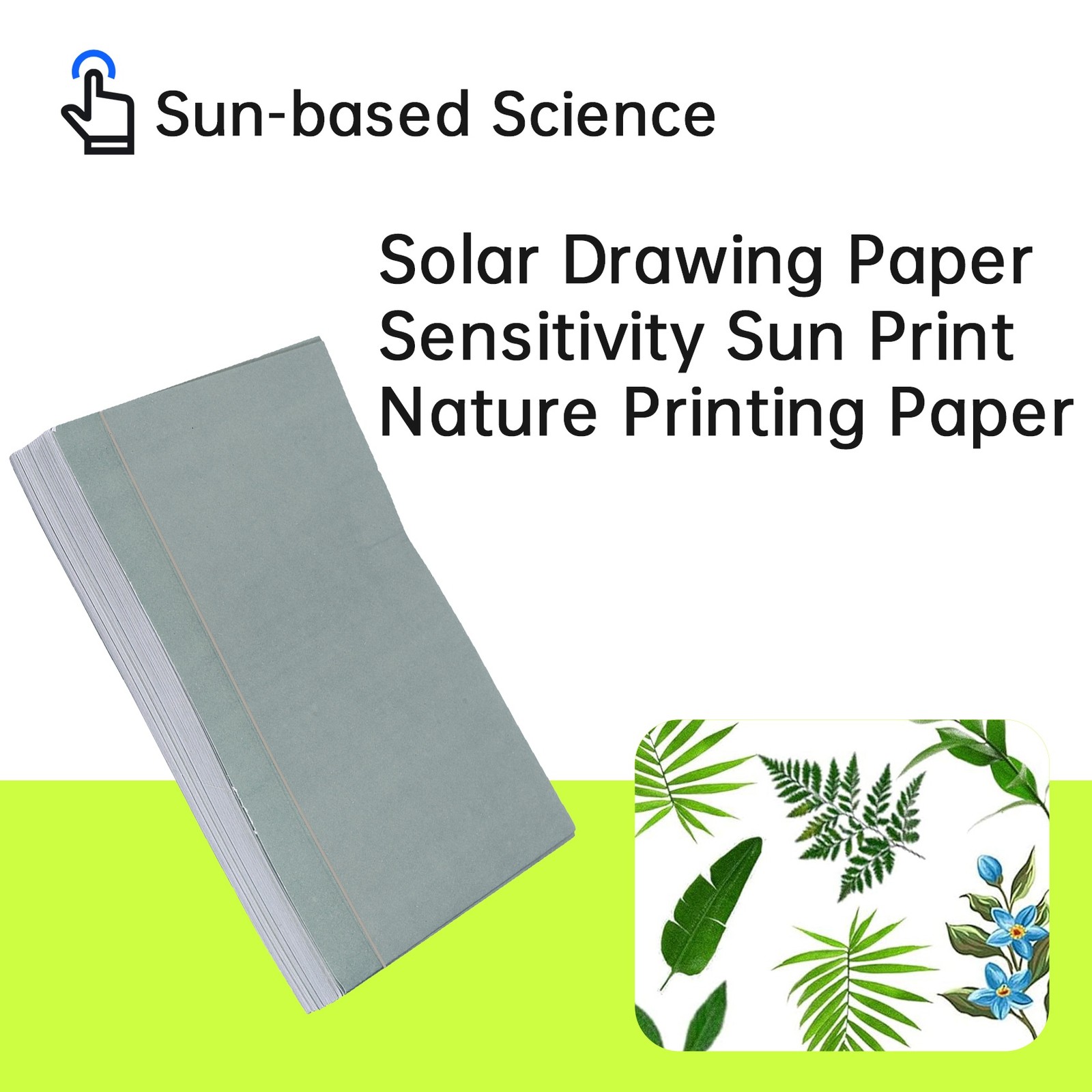61 Pcs Sun Print Cyanotype Kit,Solar Drawing Sensitivity Sun Print6226