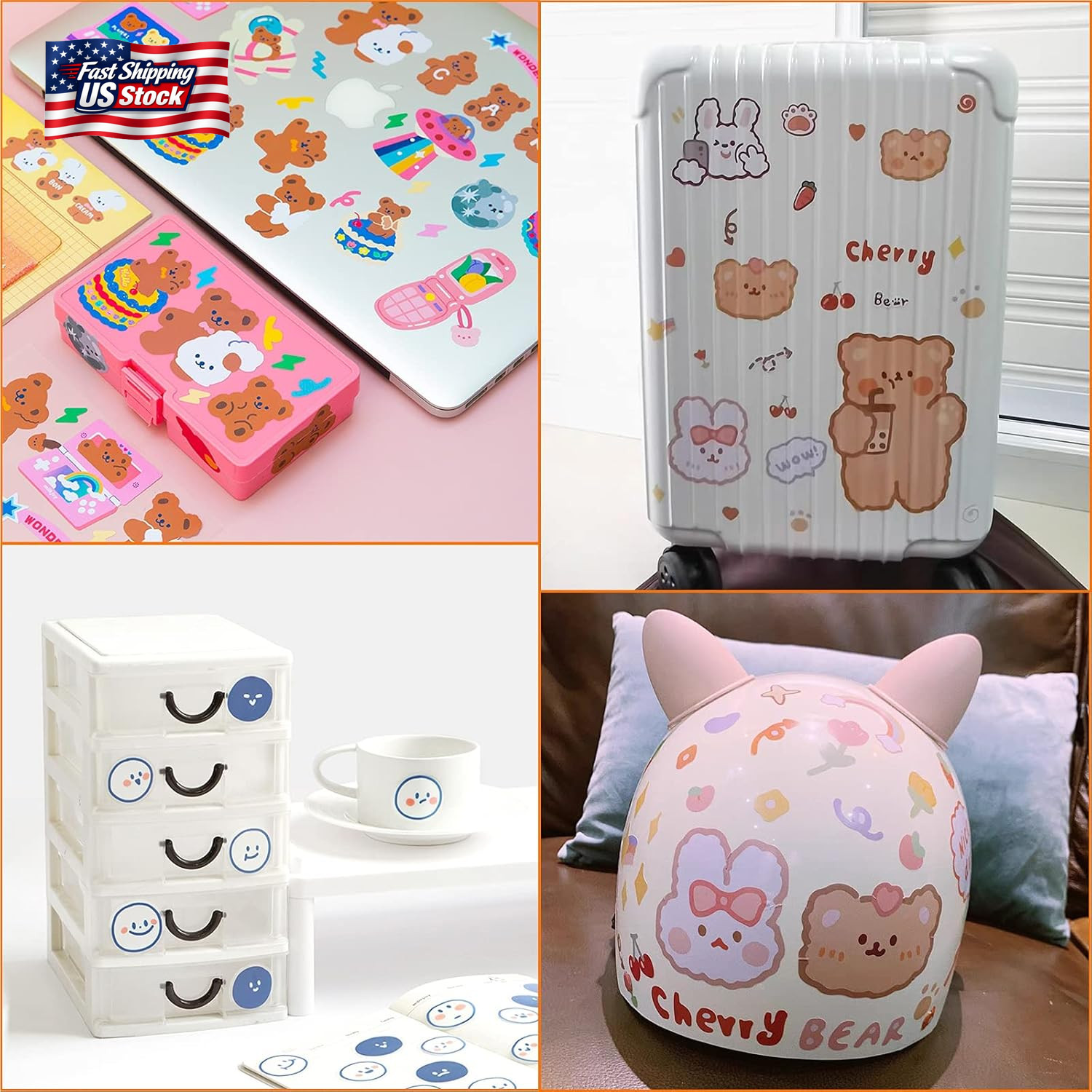 50 Sheets Frosted Waterproof Printable Vinyl Sticker Paper for Inkjet Printer &