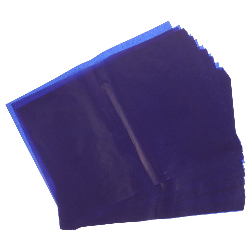 Reuable Dark Blue Graphite Transfer Paper Sheets for Drawing Tracing and Craft