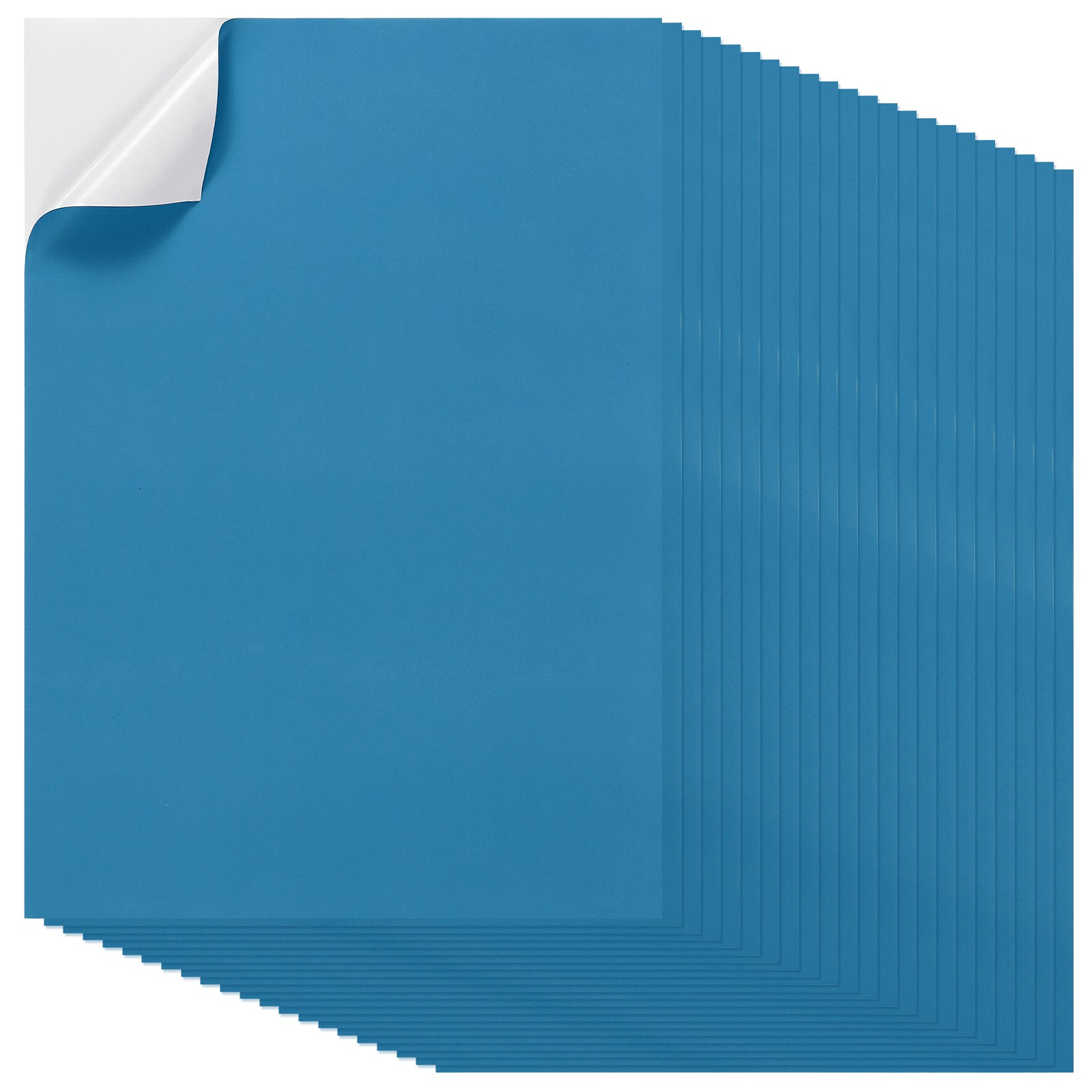 40 Sheets A4 Shipping Label Stickers, Blue, for Full Sheet Label