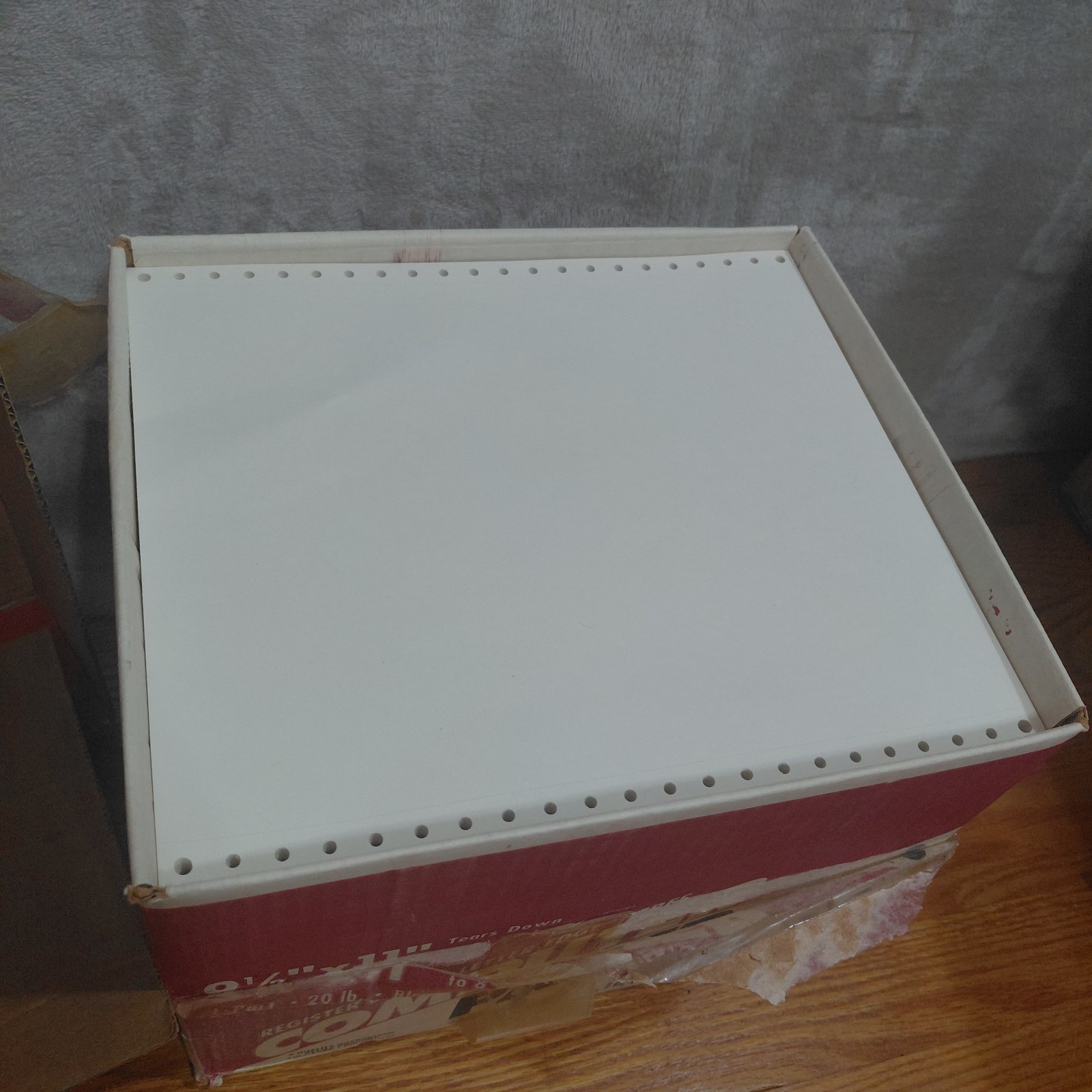 Dot Matrix Computer Paper 9.5 X11” 2500 Sheets Sealed Box