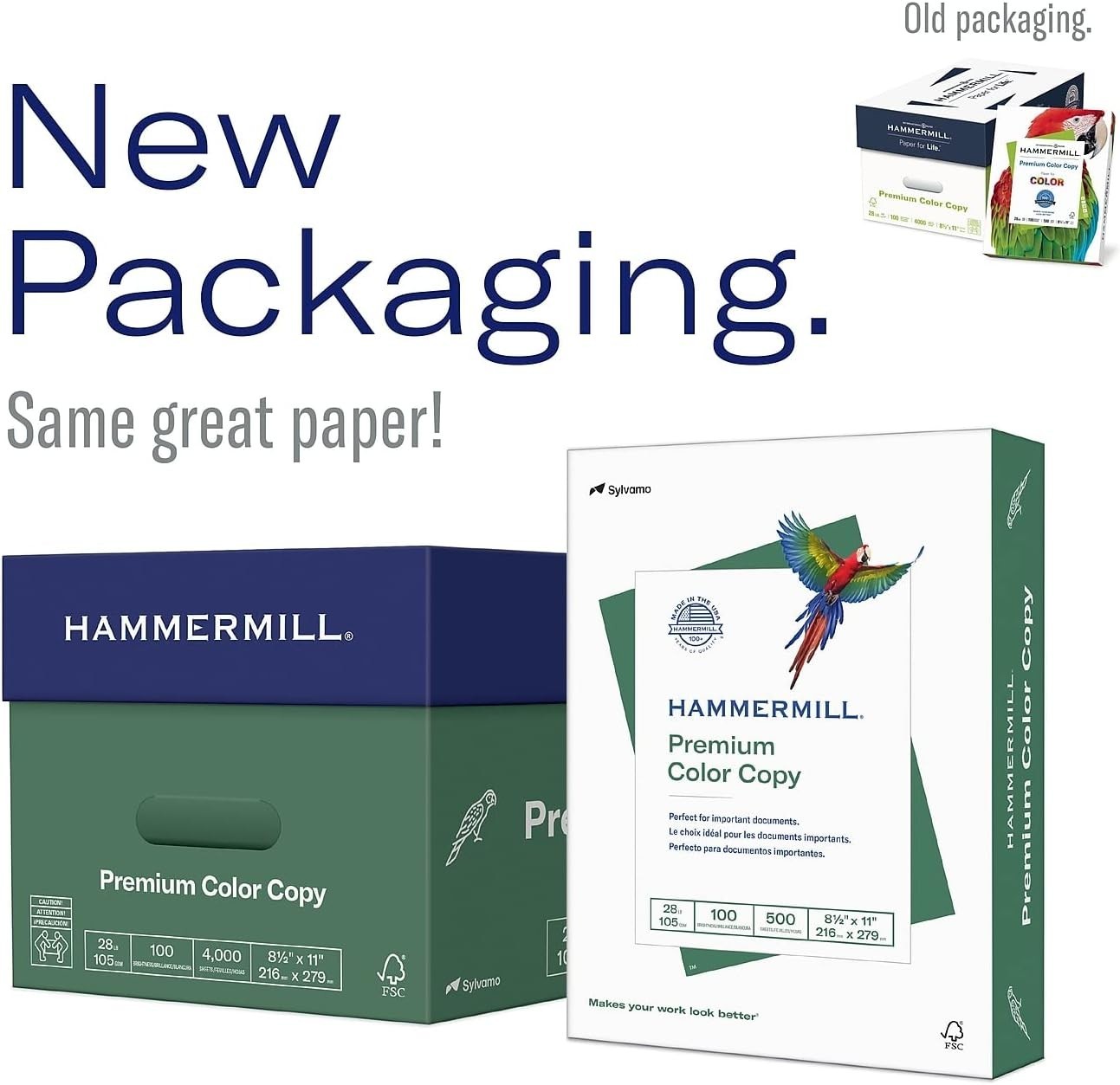 Jam-Free 32lb Copy Paper – Color, 8.5×11, 500 Sheets