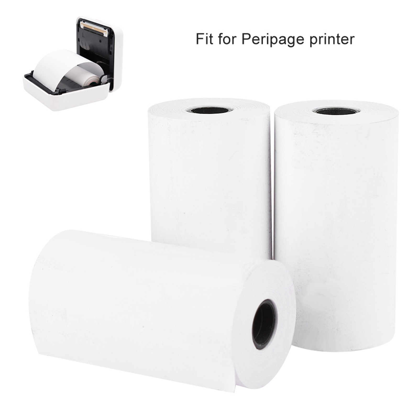 ｀3PCs Thermal Paper Printing Machine Accessories Waterproof 57MM For Peripage