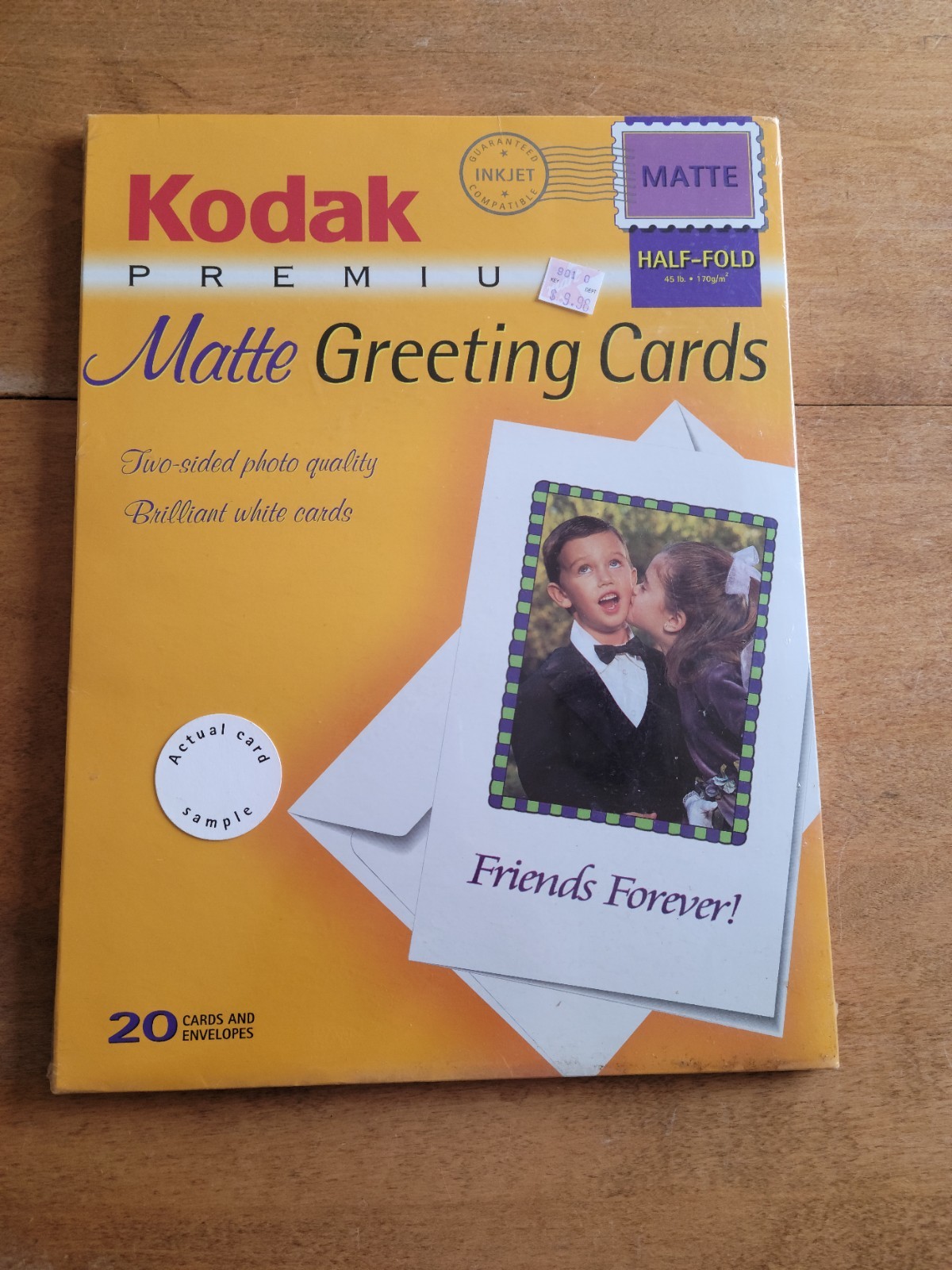 2 Unopened Boxes Kodak Premium Matte Greeting Cards. 20 Ea. Box, 40 Cards Total