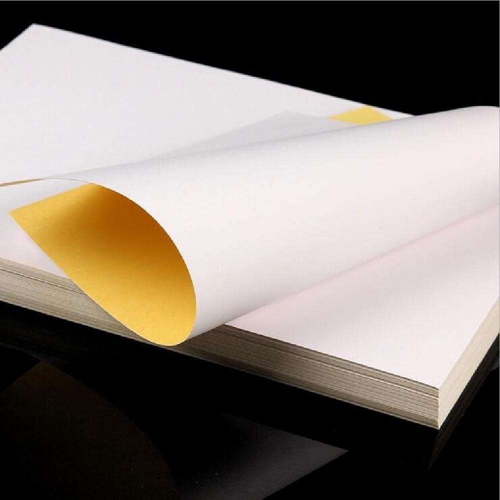 A4 Matte Sticker , 50 Pcs Adhesive Sticker Label for Printer, White Matte, Dr…