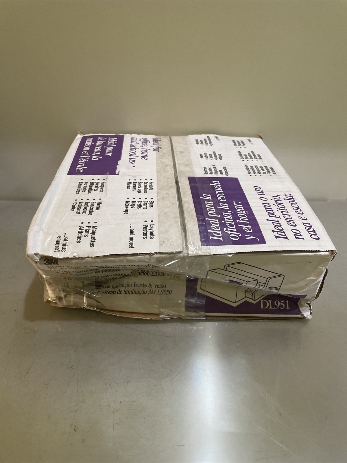 3M DL951 FRONT AND BACK LAMINATION CARTRIDGE NEW OFFICE HOME SCHOOL MENUS SIGNS