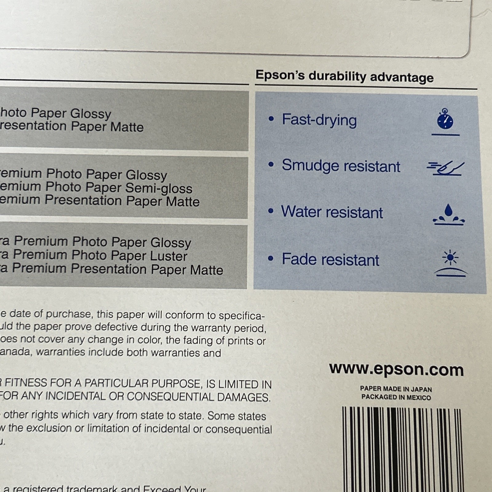Epson S041257 Premium Presentation Inkjet Matte Paper 8.5×11″ 50 Sheets NEW