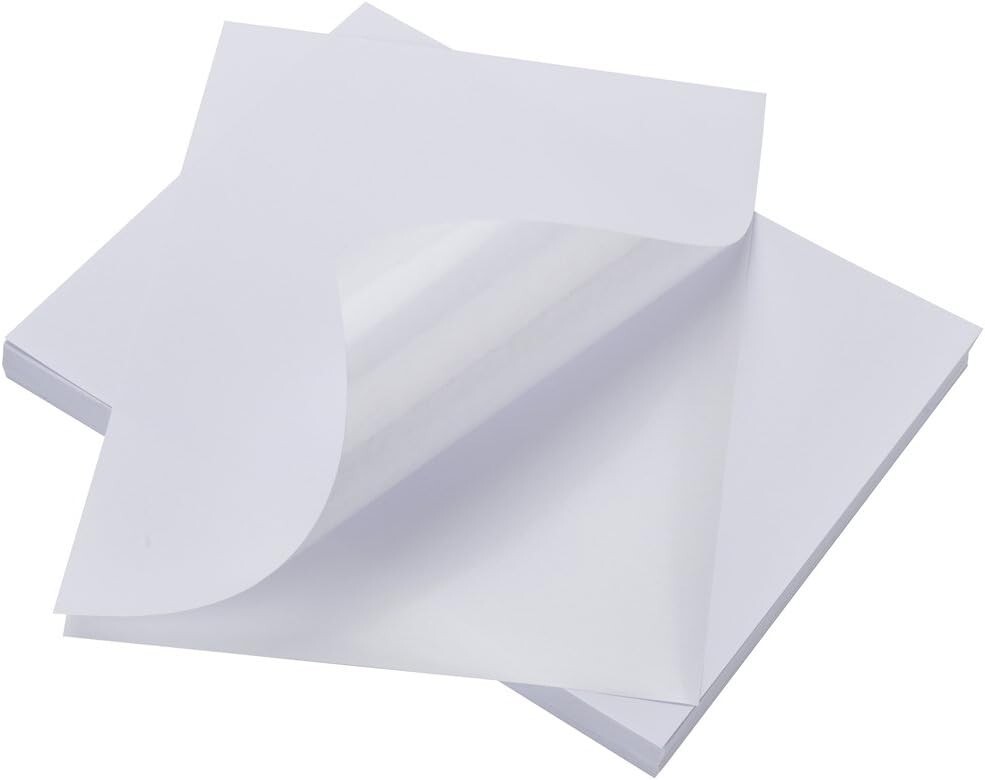 Koala Sticker Paper for Inkjet + Laser Printers 100 Full Sheets Shipping Label