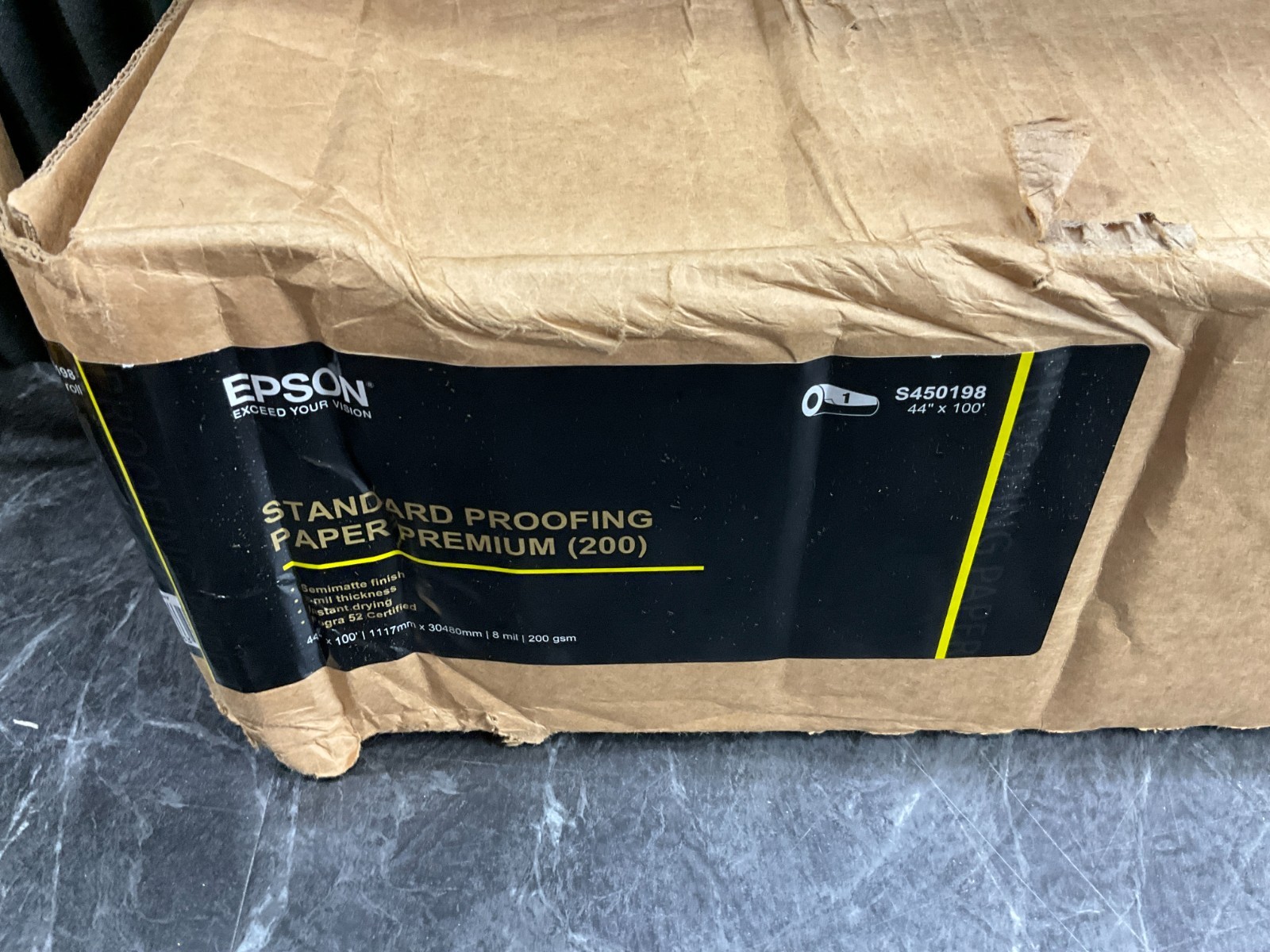 Epson Standard Proofing Paper Premium 44″x100′ S450198 | NEW SEALED