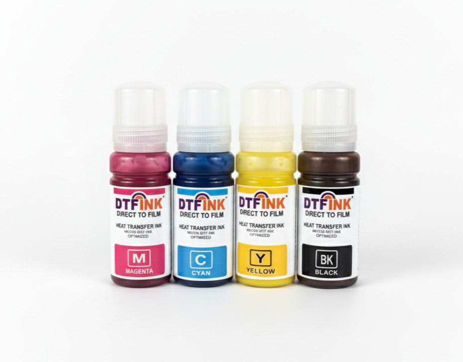 DTF Ink CMYK Set 360ml for Epson EcoTank ET2400 ET2800 ET2803 ET4800 T-Shirt