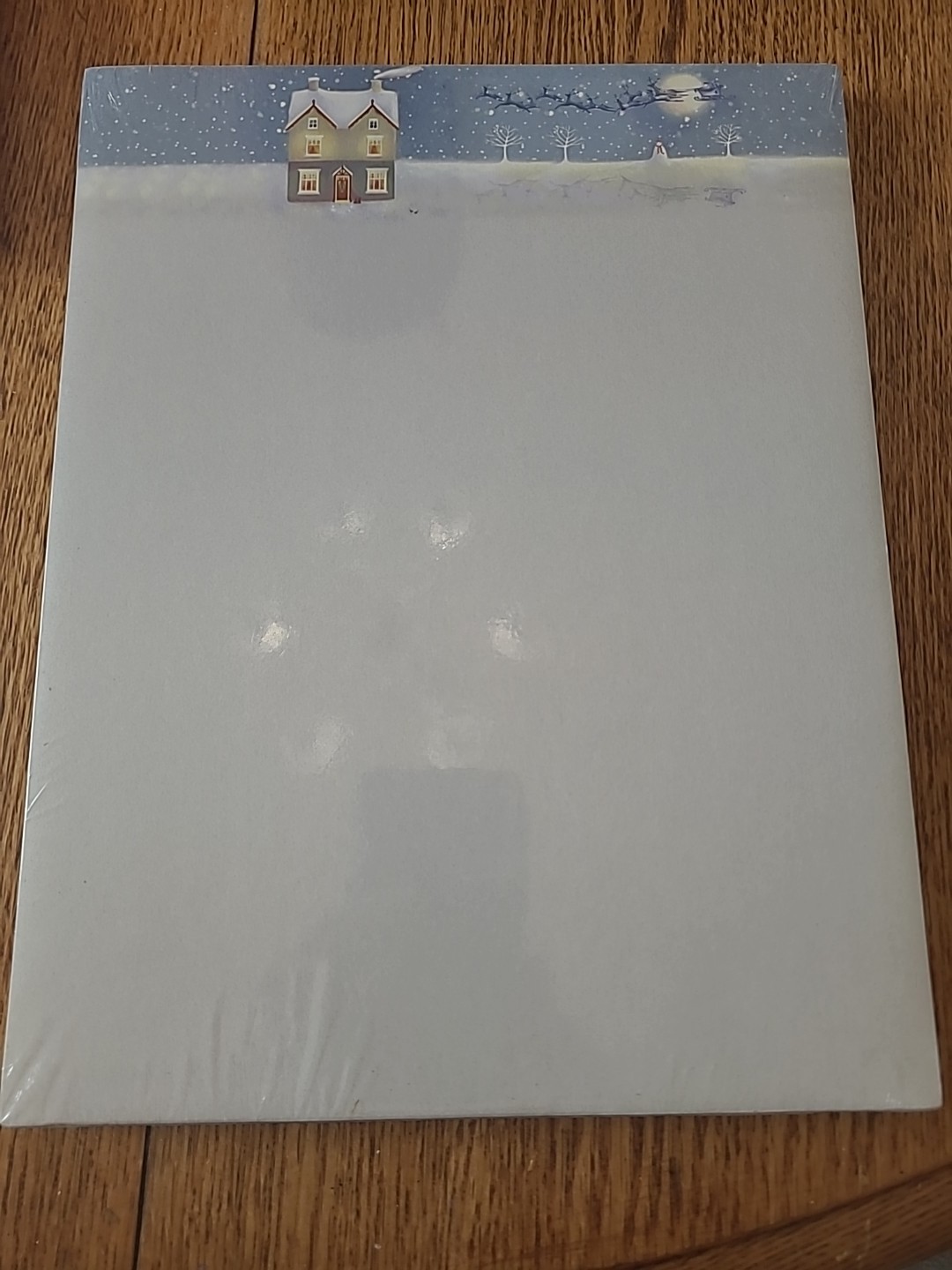 NEW Christmas Holiday Stationary Computer Paper 100 Sheets Sonburn II Santa Snow