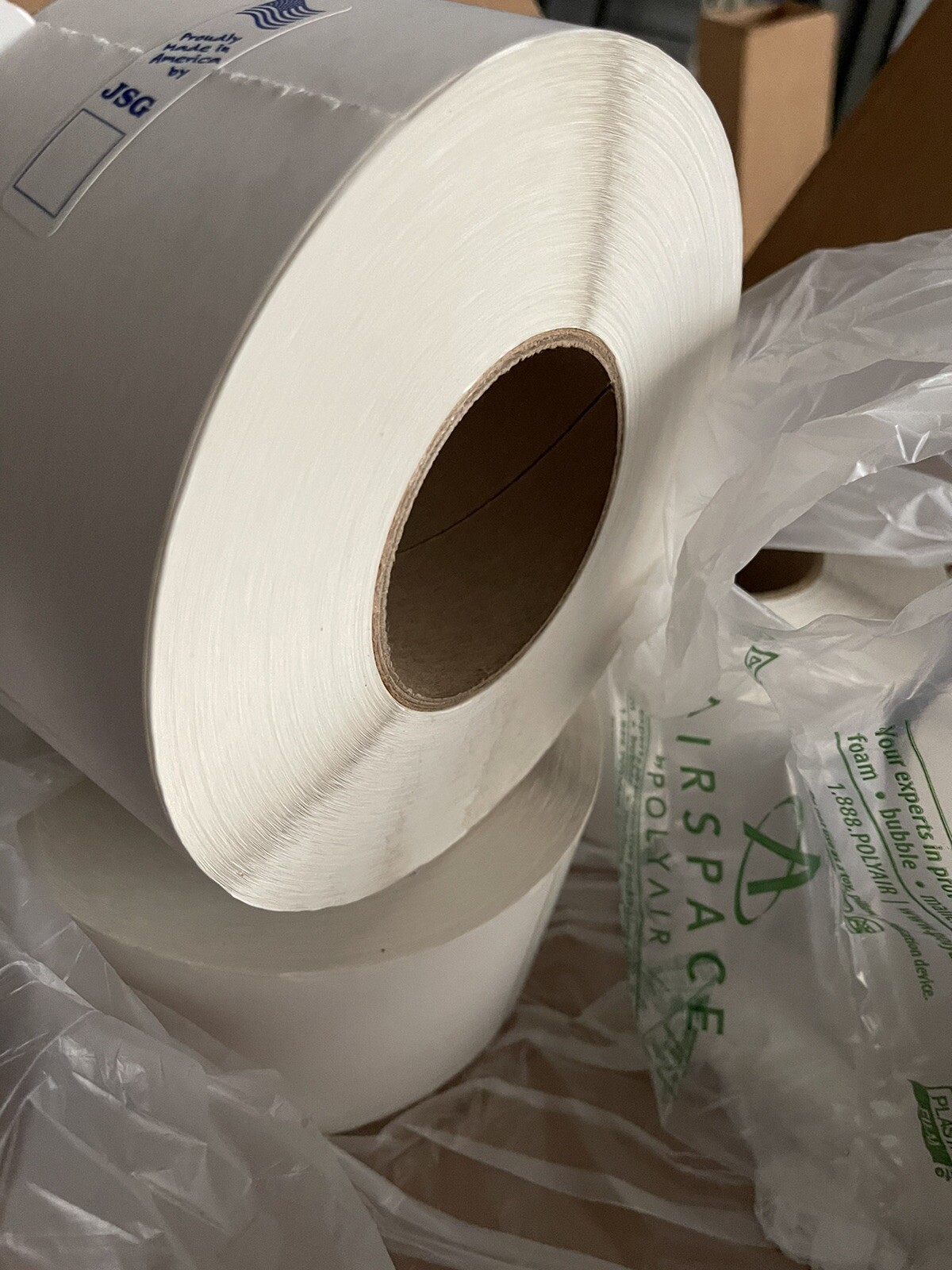 (3200/CASE) 4″x8″ SELF ADHESIVE SHIPPING LABLES, 1 ROLL (NOT THERMAL) SHIPS FREE