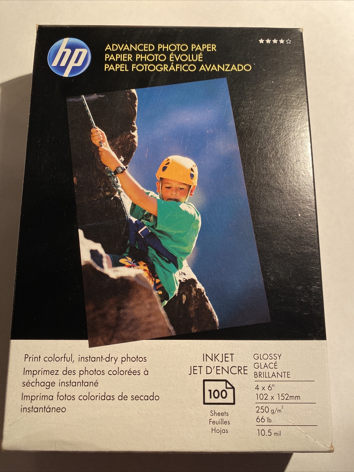 HP Advanced photo Paper 100 sheets 4 x 6-Inch Glossy + Sample Canon Paper zal