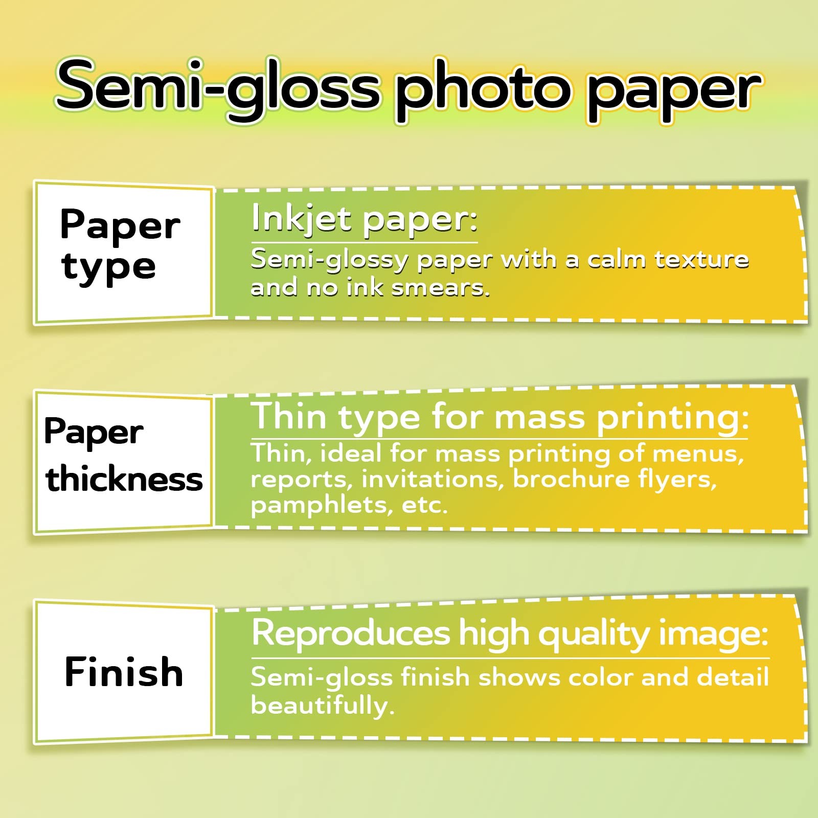 Koala Inkjet Thin Semi-Glossy Photo Paper 8.5×11 Inches 100 Sheets Compatible…