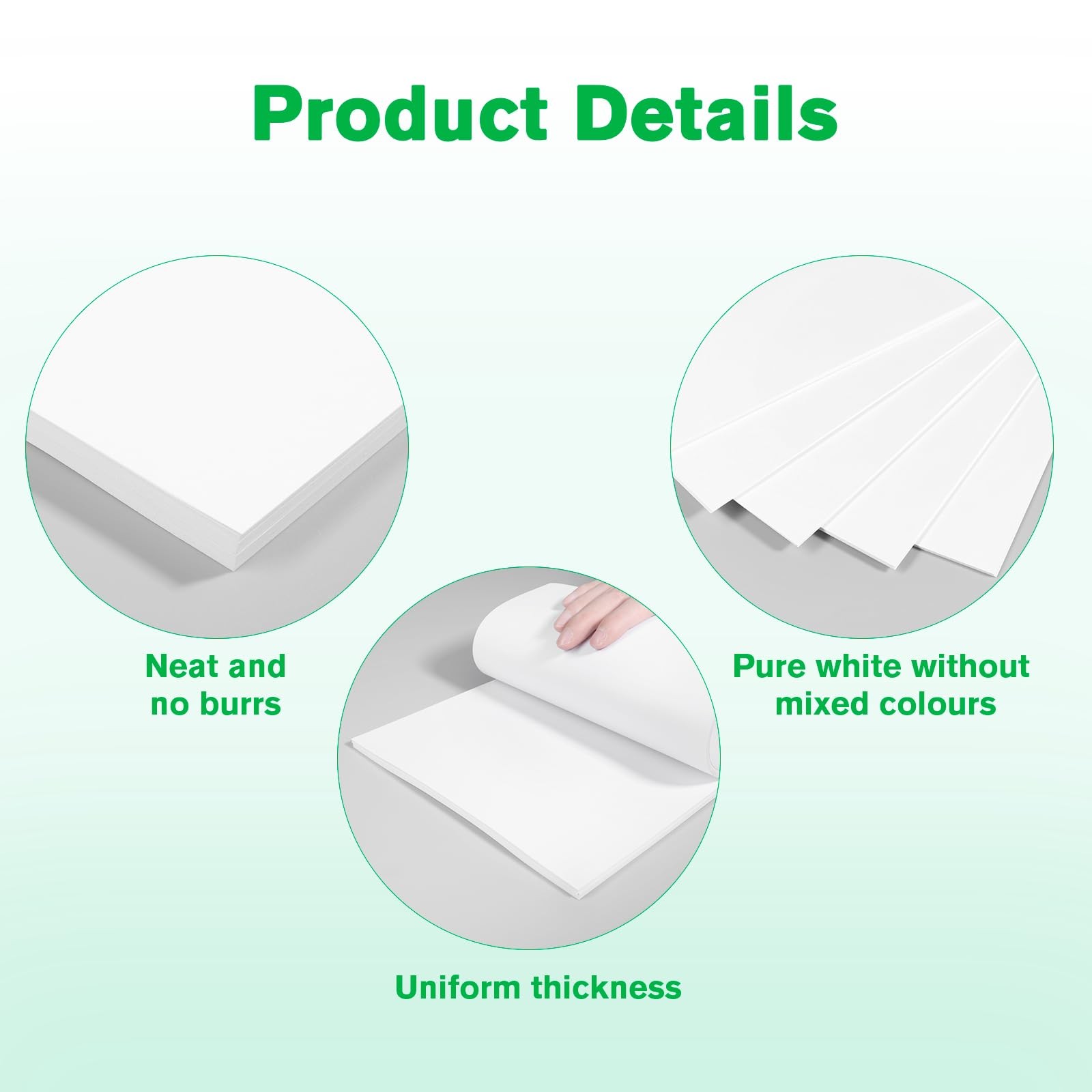 Printer Paper A4 160gsm 50 PCS Copy Paper A4 Printer Paper White for Laser…