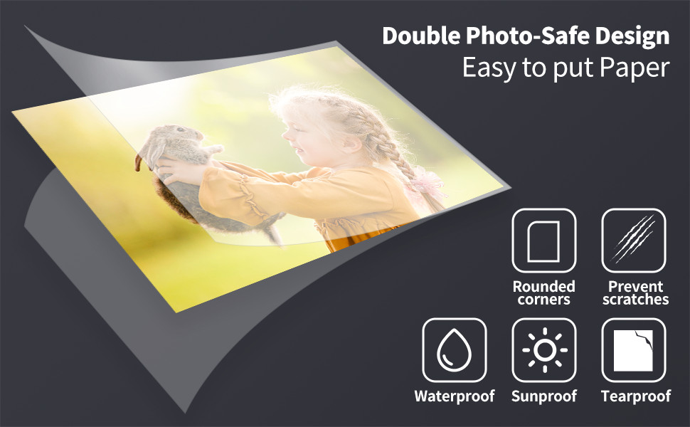 Thermal Laminating Pouches, Laminating Sheets 9 x 11.5 Inches Letter Size 3 mil,