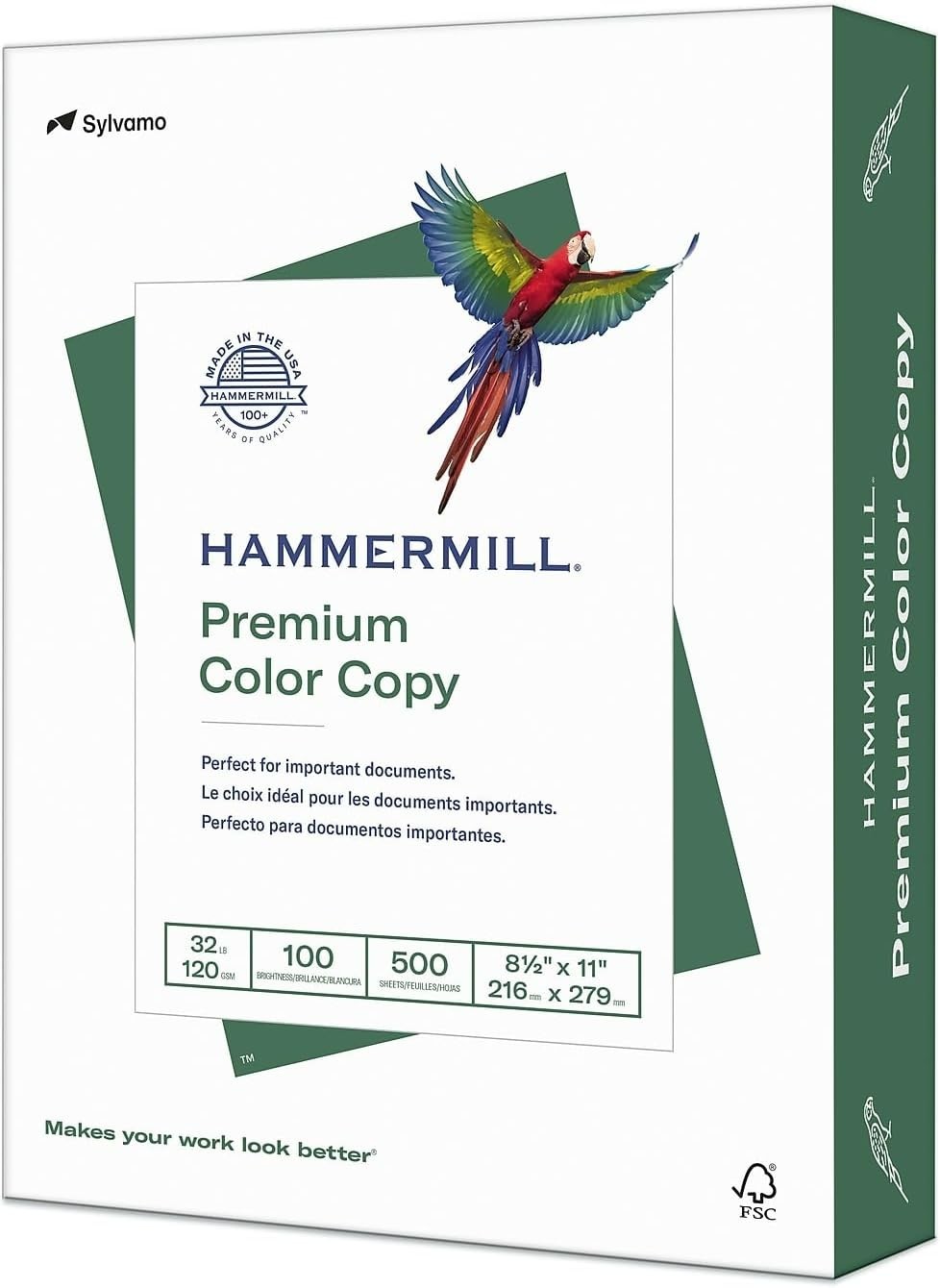 100 Bright Glossy Presentation Paper 32 lb – Quality 8.5 x 11 500 Sheets