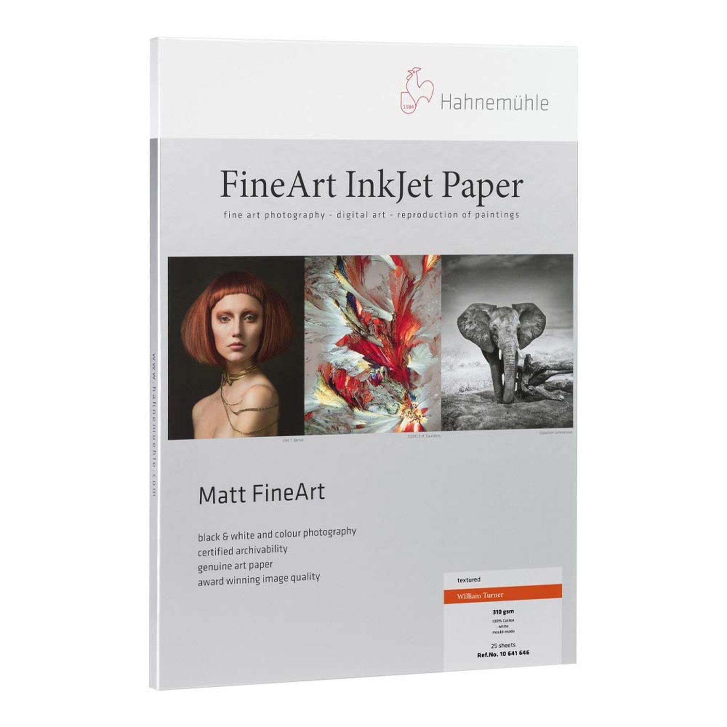 Hahnemuhle William Turner, 100 % Rag, Natural White Matte Inkjet Paper, 24 mi…