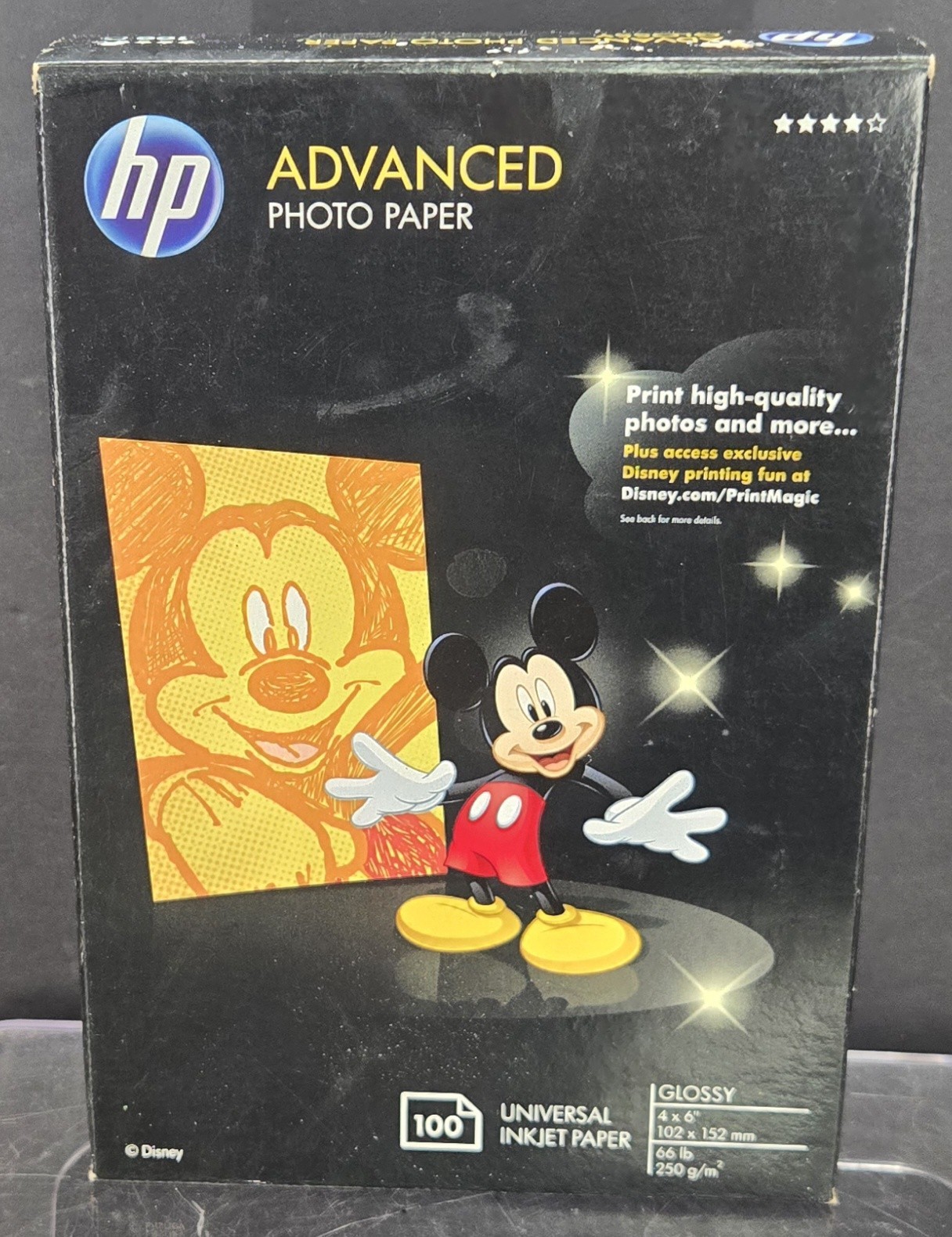 HP Advanced Glossy 4×6 Photo Paper For Inkjets – 100 Pack-Factory Sealed – NEW