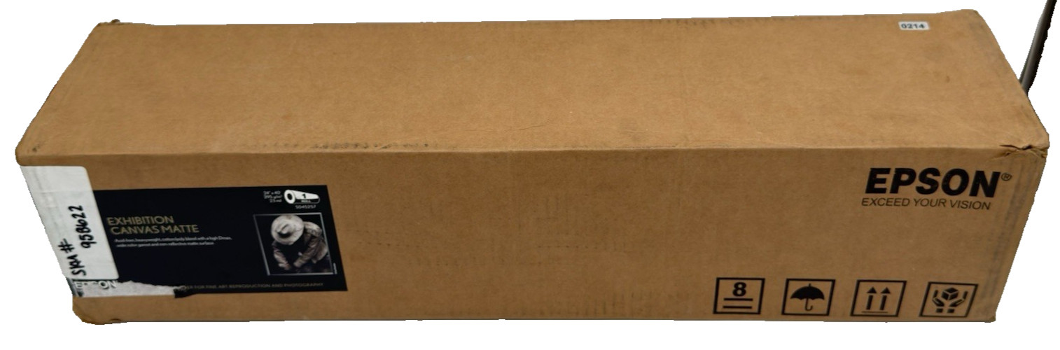 Epson Exhibition Canvas Matte Paper 24″ x 40′ Roll S045257 395gsm Fine Art
