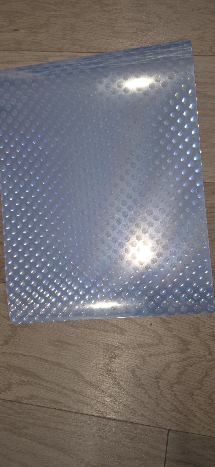 Ravel Clear Holographic Sticker Paper for Inkjet +Laser Printer 8.5×11 25 Sheets