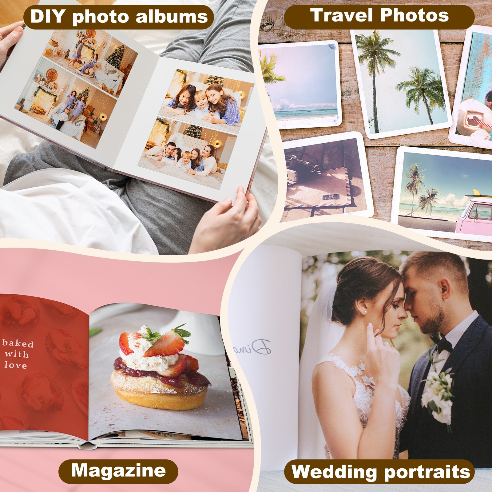7″x5″ RC Glossy Photo Paper, 25 Sheets Inkjet Photo Paper 260GSM Resin Coated