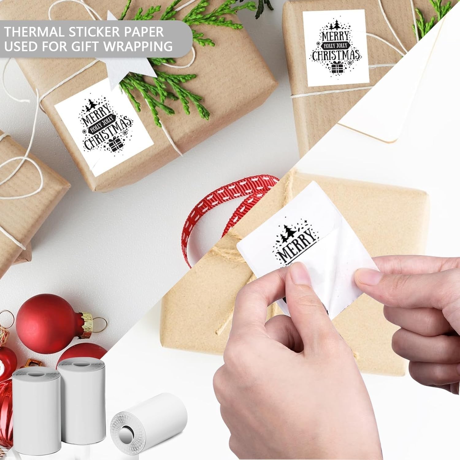 10 Rolls Mini Thermal Printer Sticker Paper – Ideal for Kids’ Instant Cameras