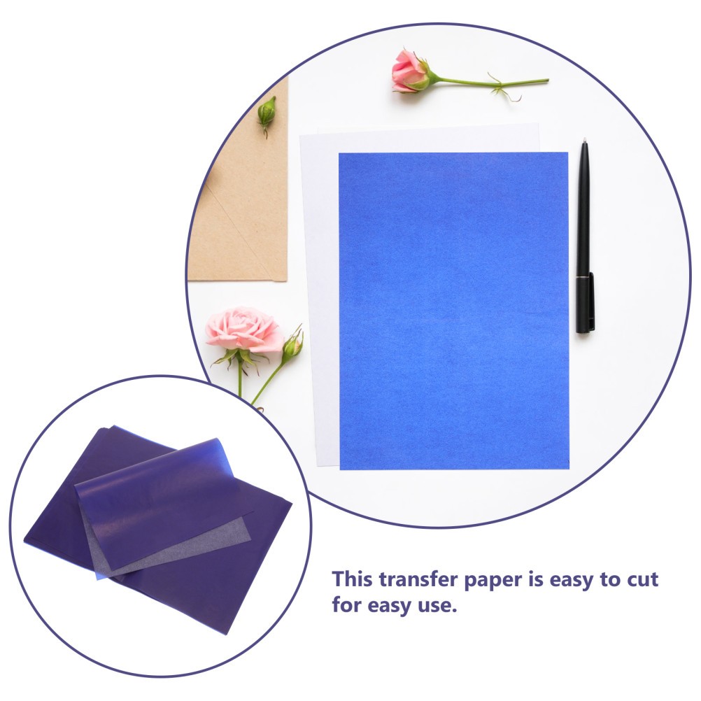 50 Sheets Sketch Carbon Strips Tracing Transfer Paper for Drawing