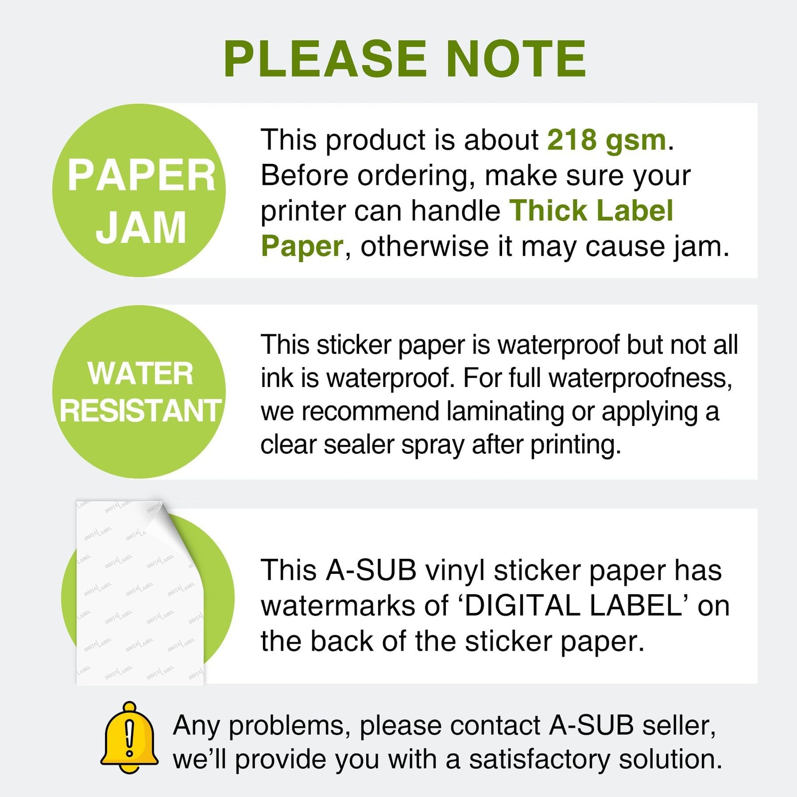 55 Sheets Vinyl Sticker Paper for Inkjet Printer – Glossy Printable Vinyl 8.5…
