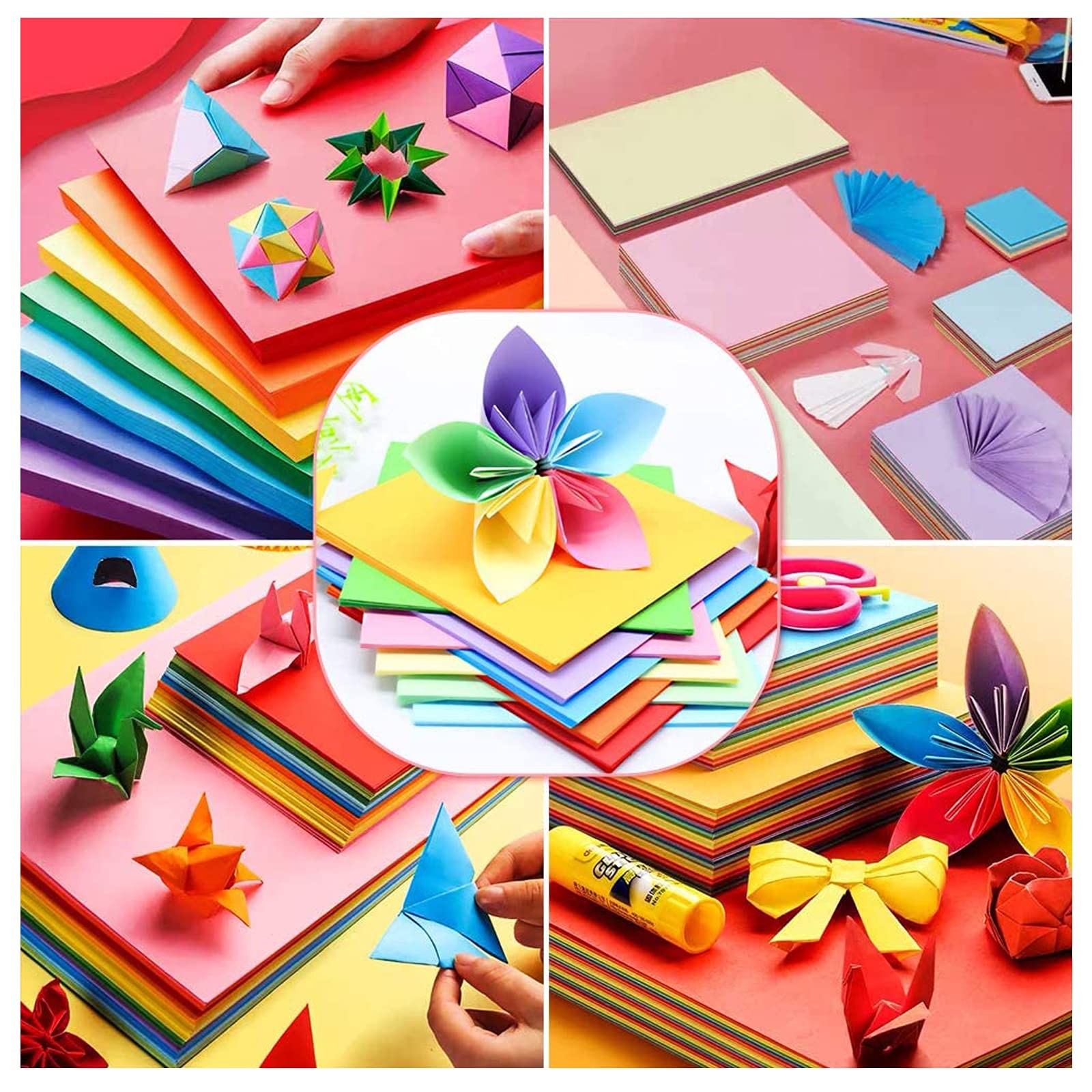 20 Colours A4 80gsm, 100 Sheets Coloured Paper, Coloured Copy Paper, Colourful Paper…