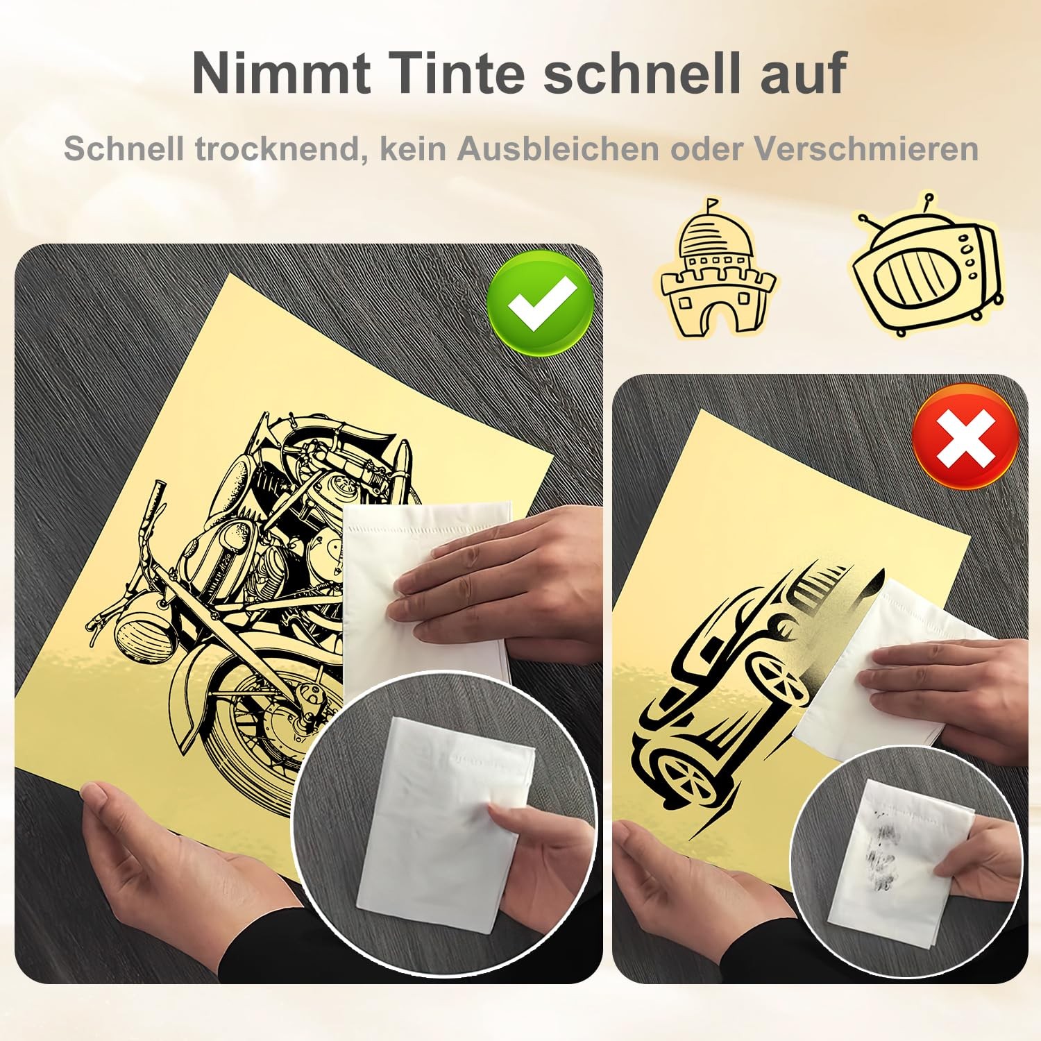 Sticker paper paper for printing 30pcs A4 waterproof printable adhesive film…
