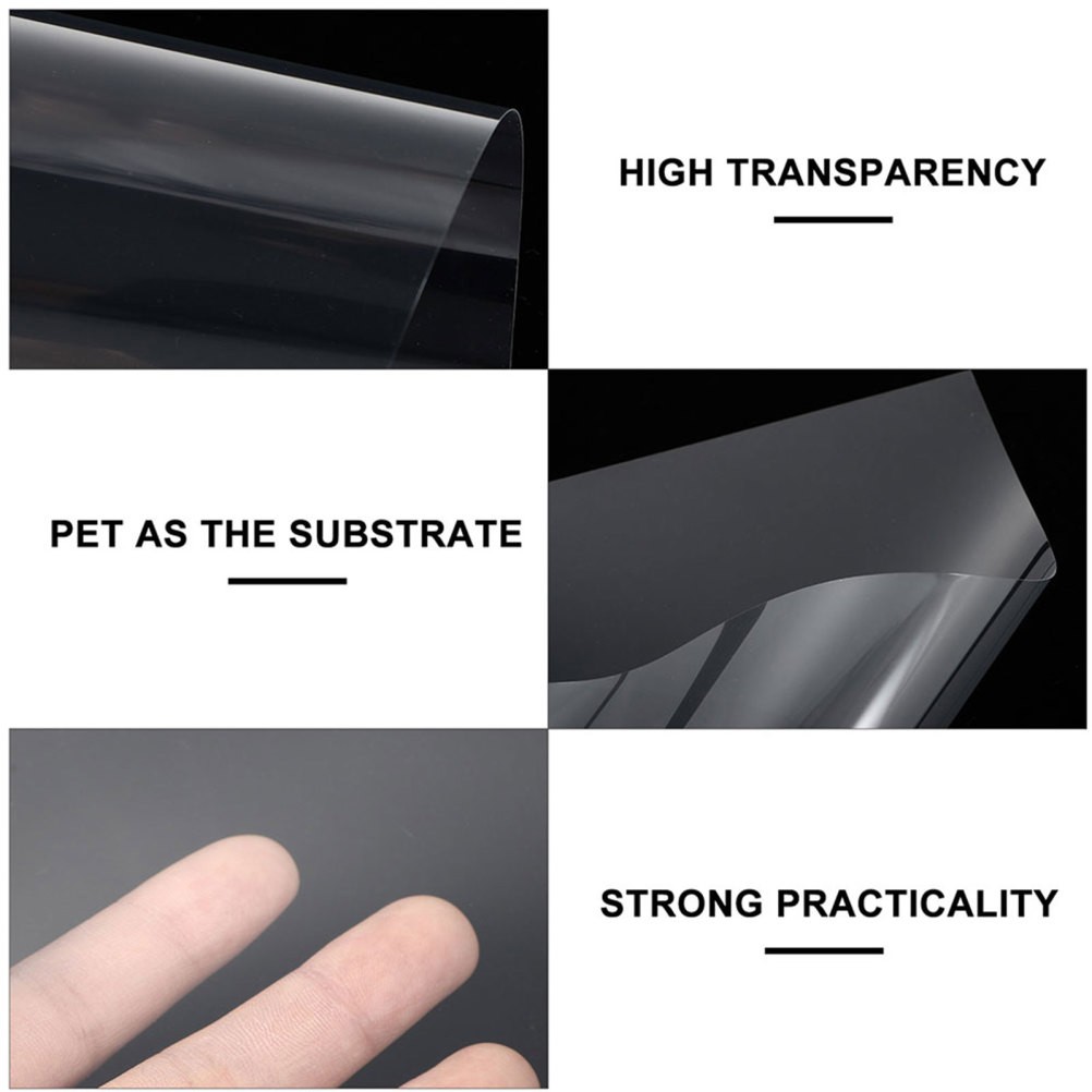 Clear Reusable Transparency Film for Inkjet Printer High Clarity Sheets