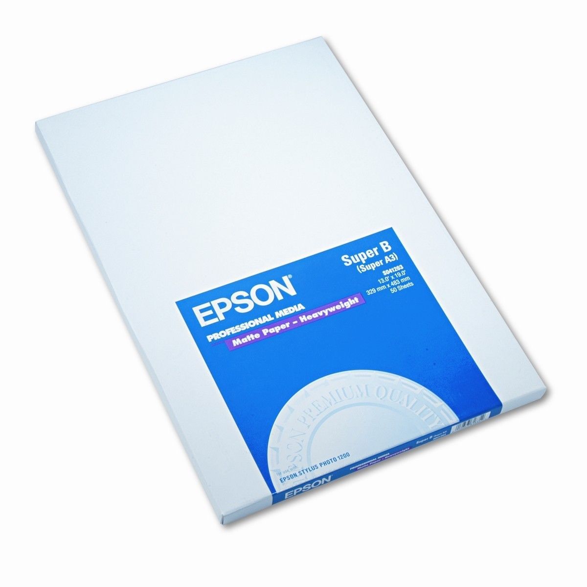 Epson 50 Sheet 13X19 A3 Matte Paper-Heavyweight Super Bsize
