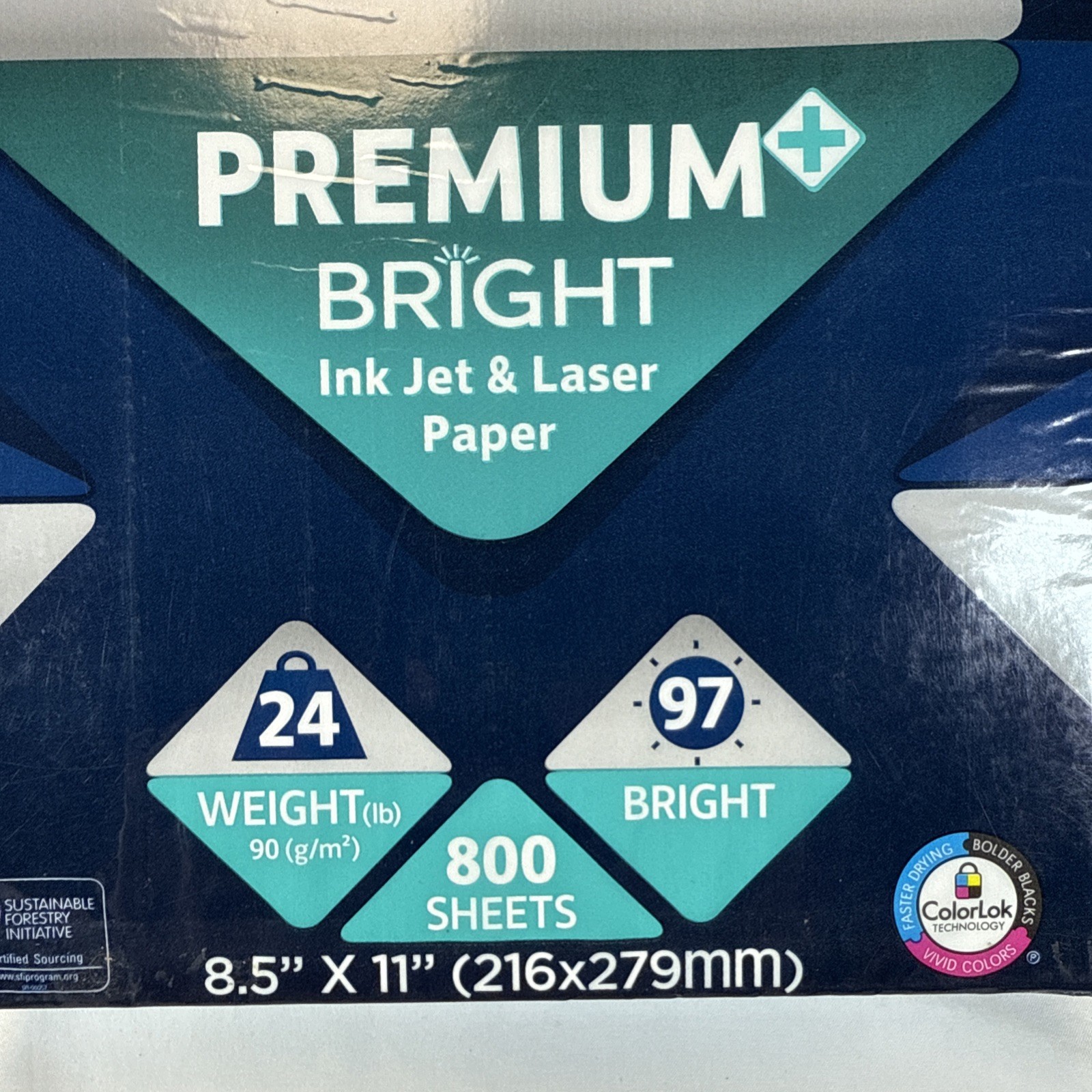 Advantage Premium 24 lb Bright Ink jet & Laser Paper, 800 Sheets 97 Color lol