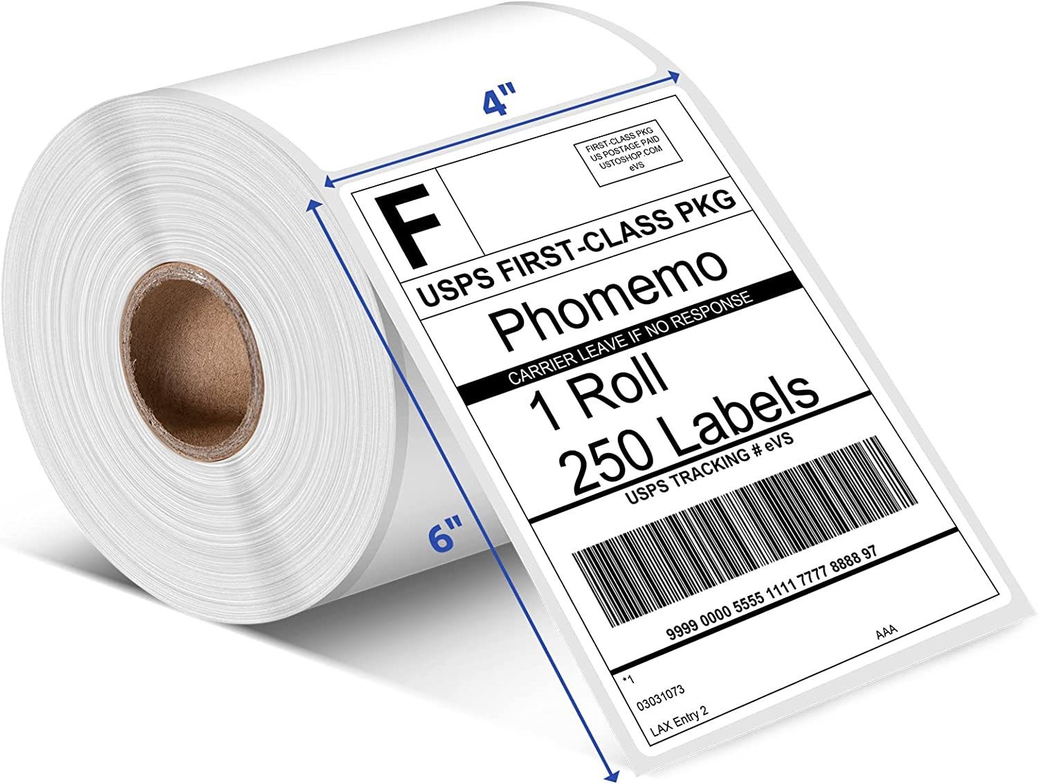 250PCS 4″ x 6″ Direct Thermal Shipping Address Sticker Label for Phomemo D450BT