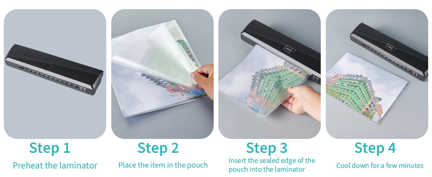 100 Pack 3 Mil Thermal Laminating Pouches, 9×11.5 Inches Laminating Sheets, for