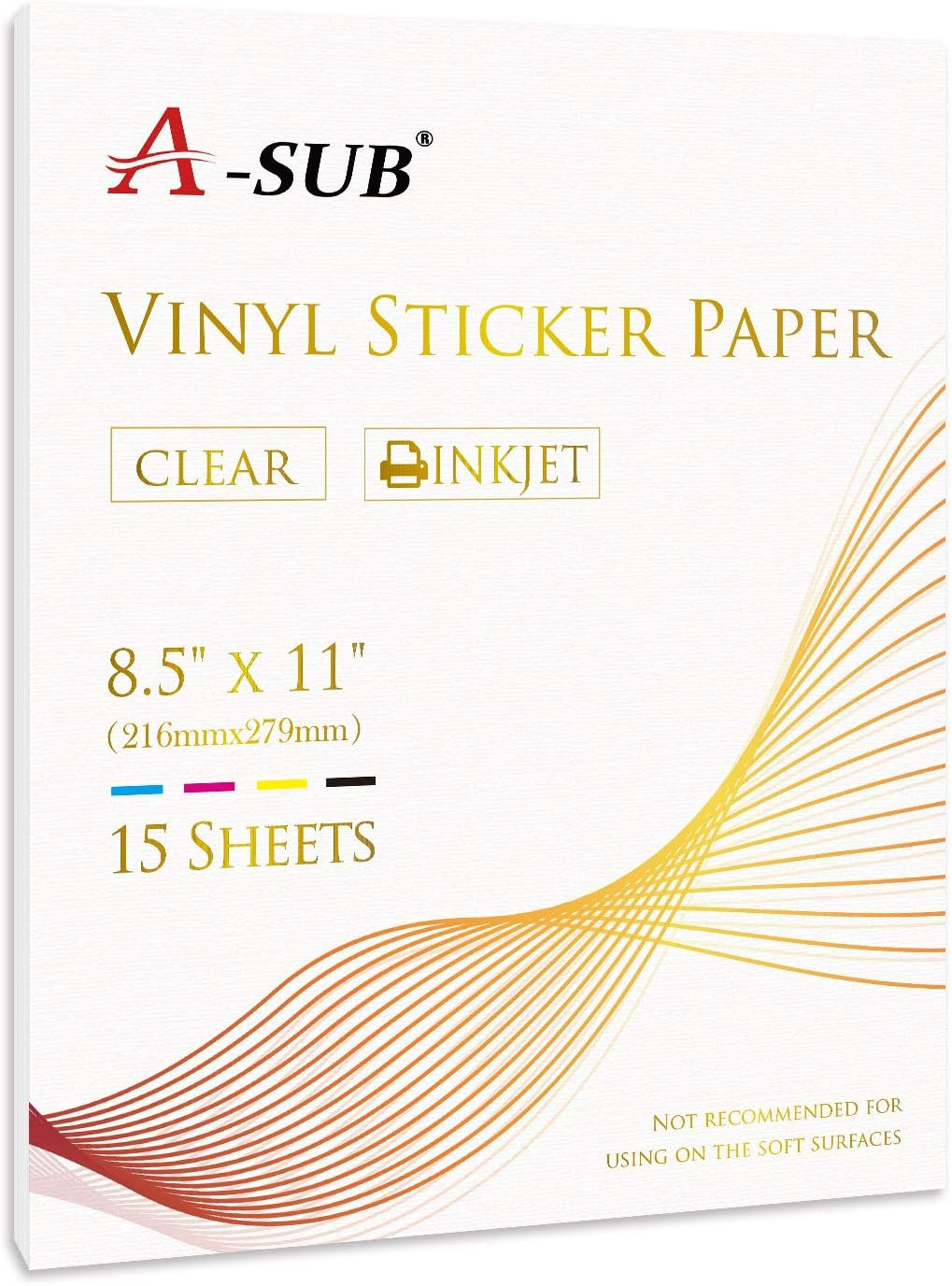 Clear Sticker Paper for Inkjet Printers – Waterproof Translucent Printable Vinyl