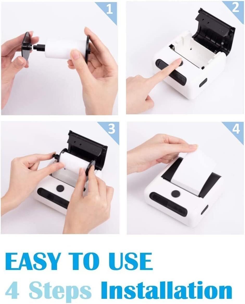 1 Roll Self-Adhesive Thermal Label Sticker Paper for Phomemo M110/M200 Printer