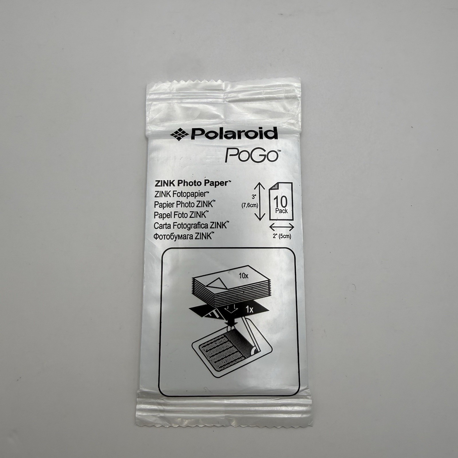 Polaroid PoGo 2×3″ Zink Photo Paper 80 Sheets – NEW Sealed / 8 Packets