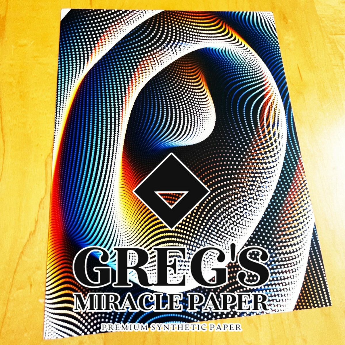 Greg’s Miracle Paper – 100 sheets of synthetic paper for inkjet printing 8.5×11