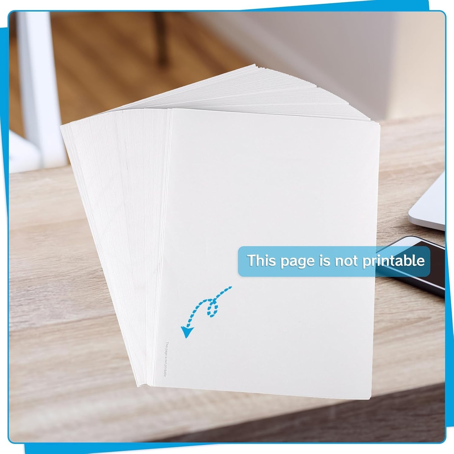100 Sheets Thermal Printer Paper 8.5×11 US Letter BPA Free for M08F M832 M834 MT