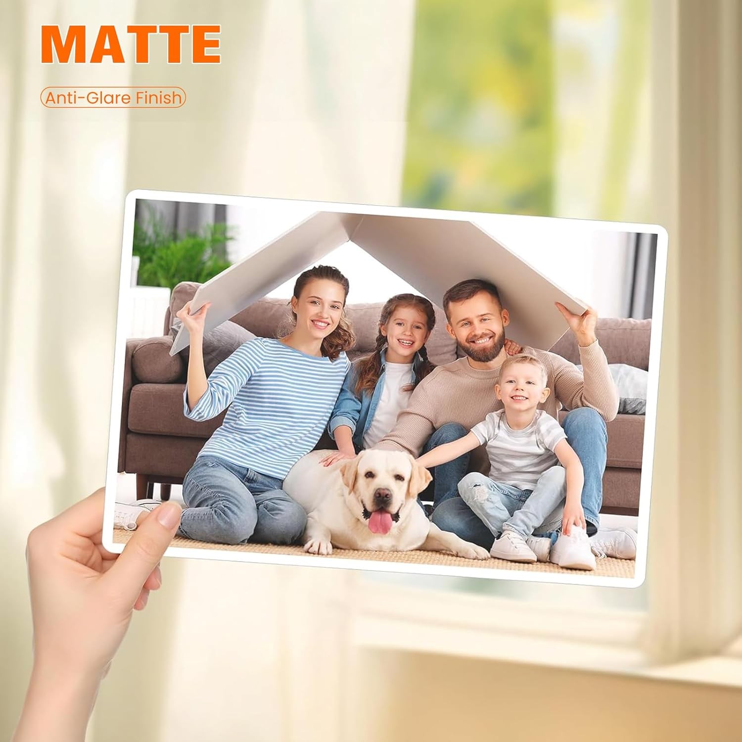 Matte Laminating Sheets,100 Pack 9 x 11.5 Inches,3 Mil Thick,Ultra Clear with