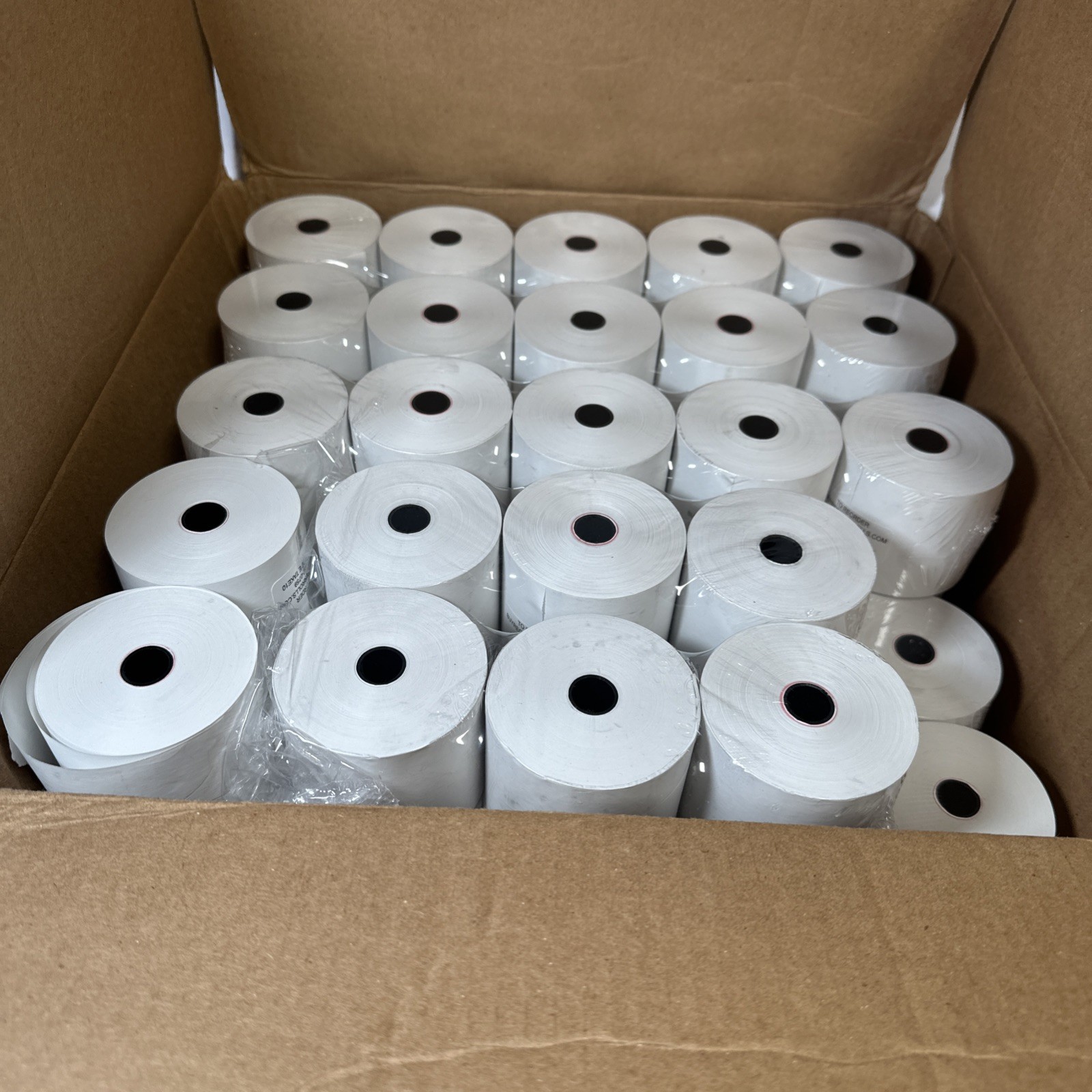2-1/4 x 230′ 1-Ply thermal paper rolls 2.25 x 230, Case of 48