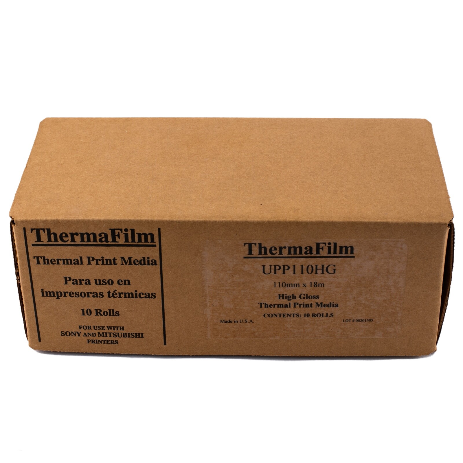 Sony Compatible UPP-110HG High Gloss Ultrasound Paper Film/Media 10 Rolls, 110mm