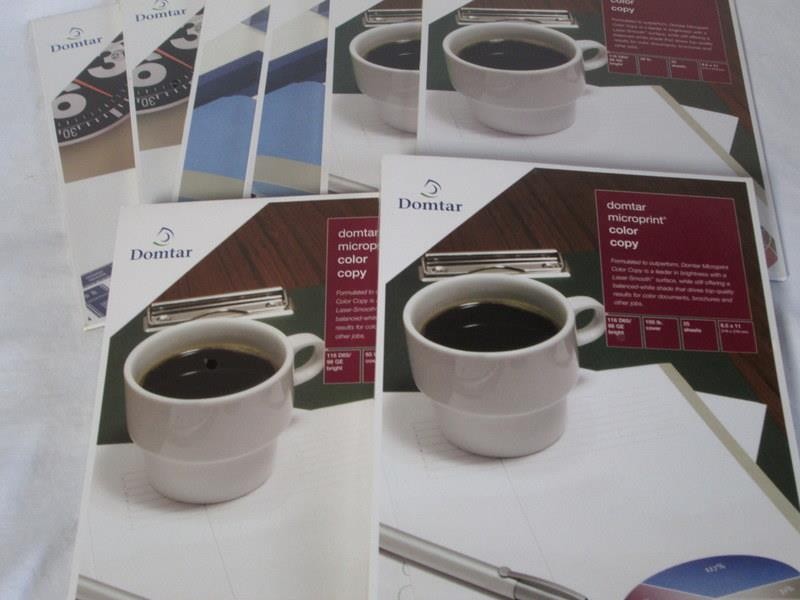 8 Sealed Packages Domtar Microprint Coated Laser Paper – Various Weight Covers