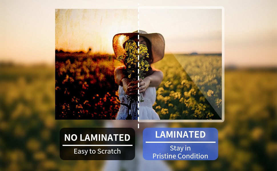 30 Pack Laminating Sheets, Clear 9 x 11.5 Inch Thermal Laminating Pouches for