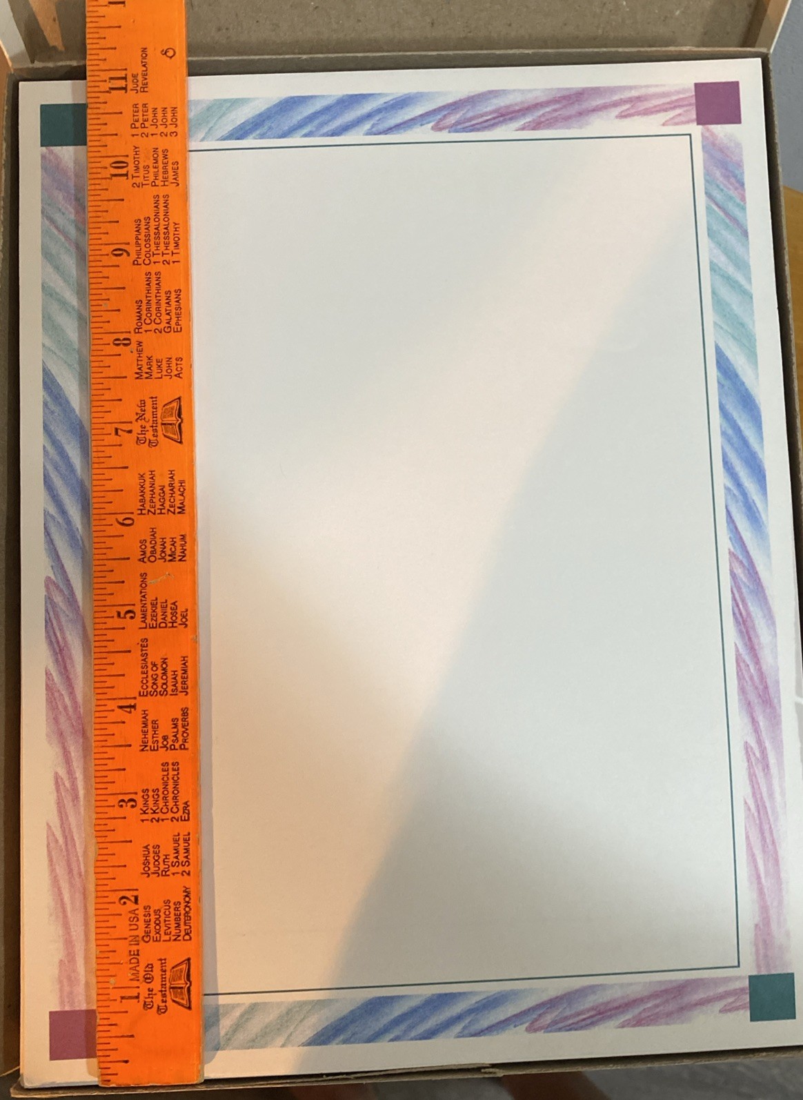 Vintage Paper 1980s Graphic Border Trim Printerthi 100 Pieces 11 Inch X 8.5 Inch