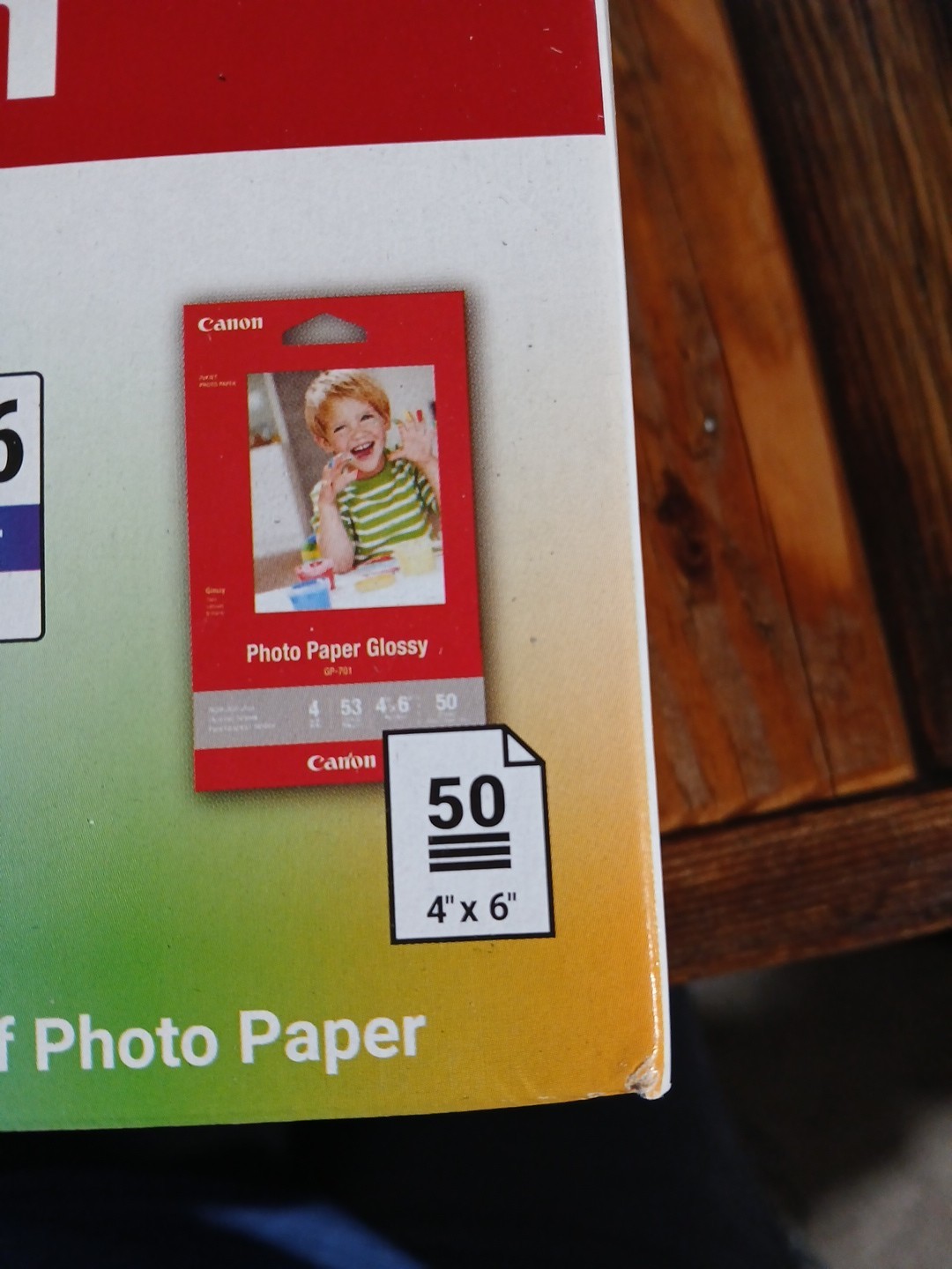 Canon Photo Paper Glossy (GP-701) 4×6/50 sheets per pack, NEW