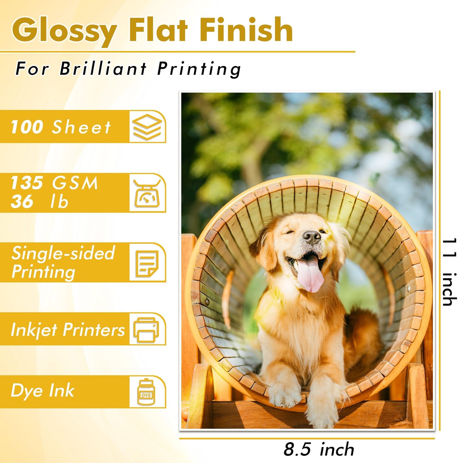 Koala Glossy Thin Inkjet Printer Paper for DIY Chip Bag and Print Brochure Fl…