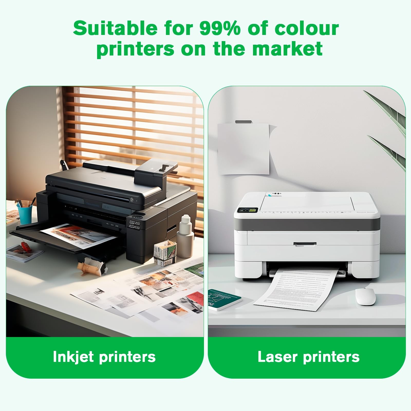 Printer Paper A4 160gsm 50 PCS Copy Paper A4 Printer Paper White for Laser…